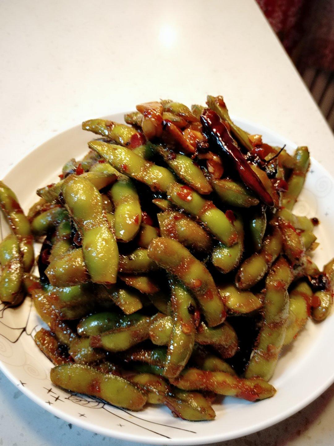 辣炒毛豆