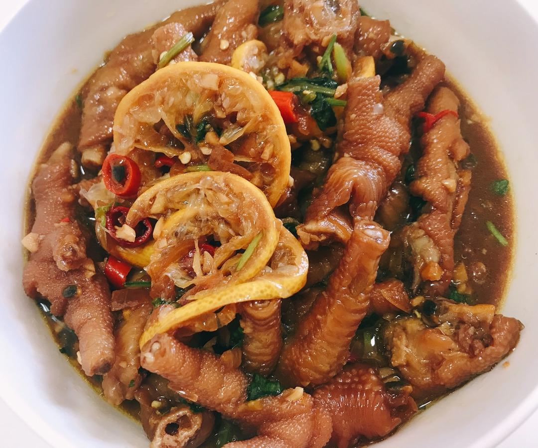 柠檬百香果鸡爪