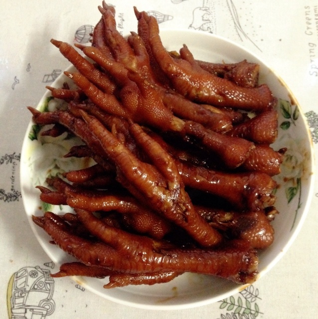 香辣卤鸡爪