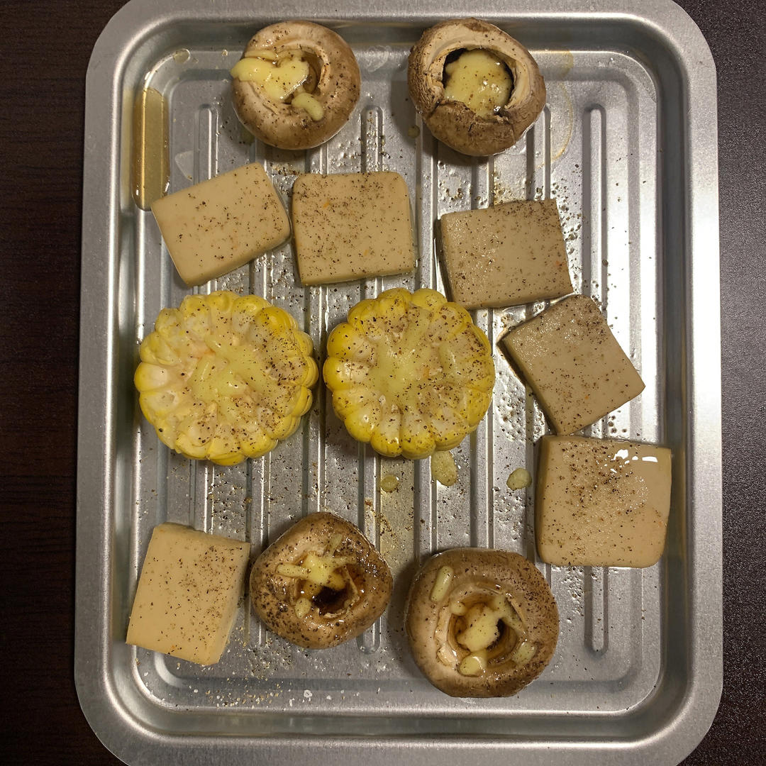 好吃，烤它！烤口蘑