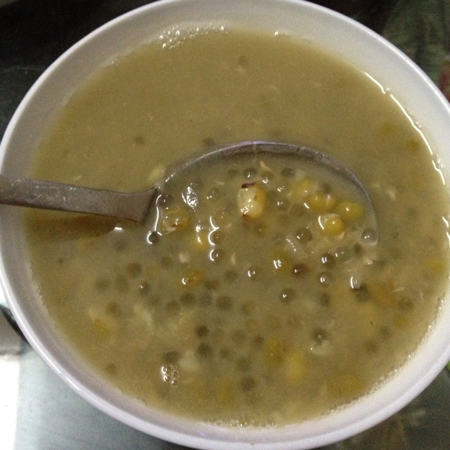 绿豆沙西米露
