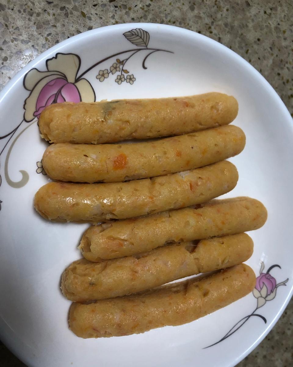 宝宝辅食（蒸出来的香肠）