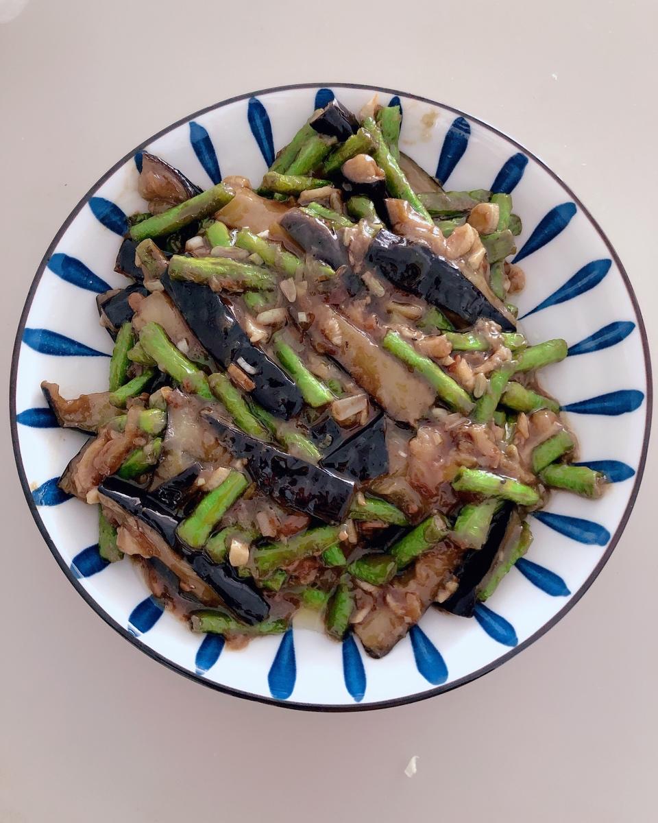 豆角烧茄子