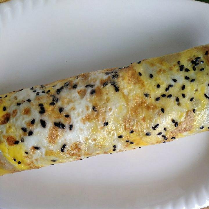 电饼铛自制煎饼果子（附薄脆方法）