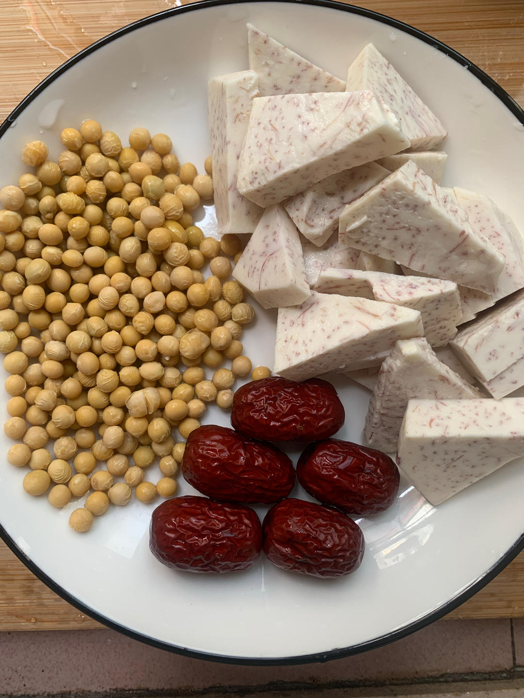 香芋红枣豆乳 破壁机食谱