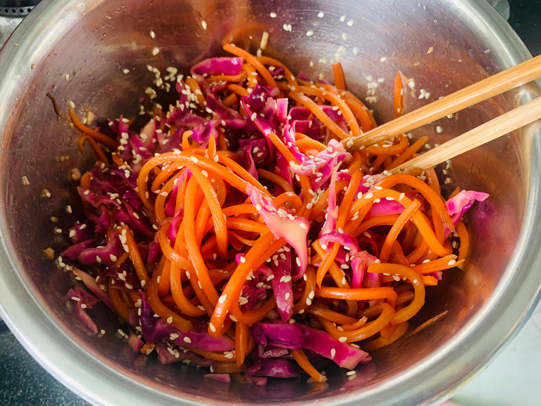 凉拌紫甘蓝