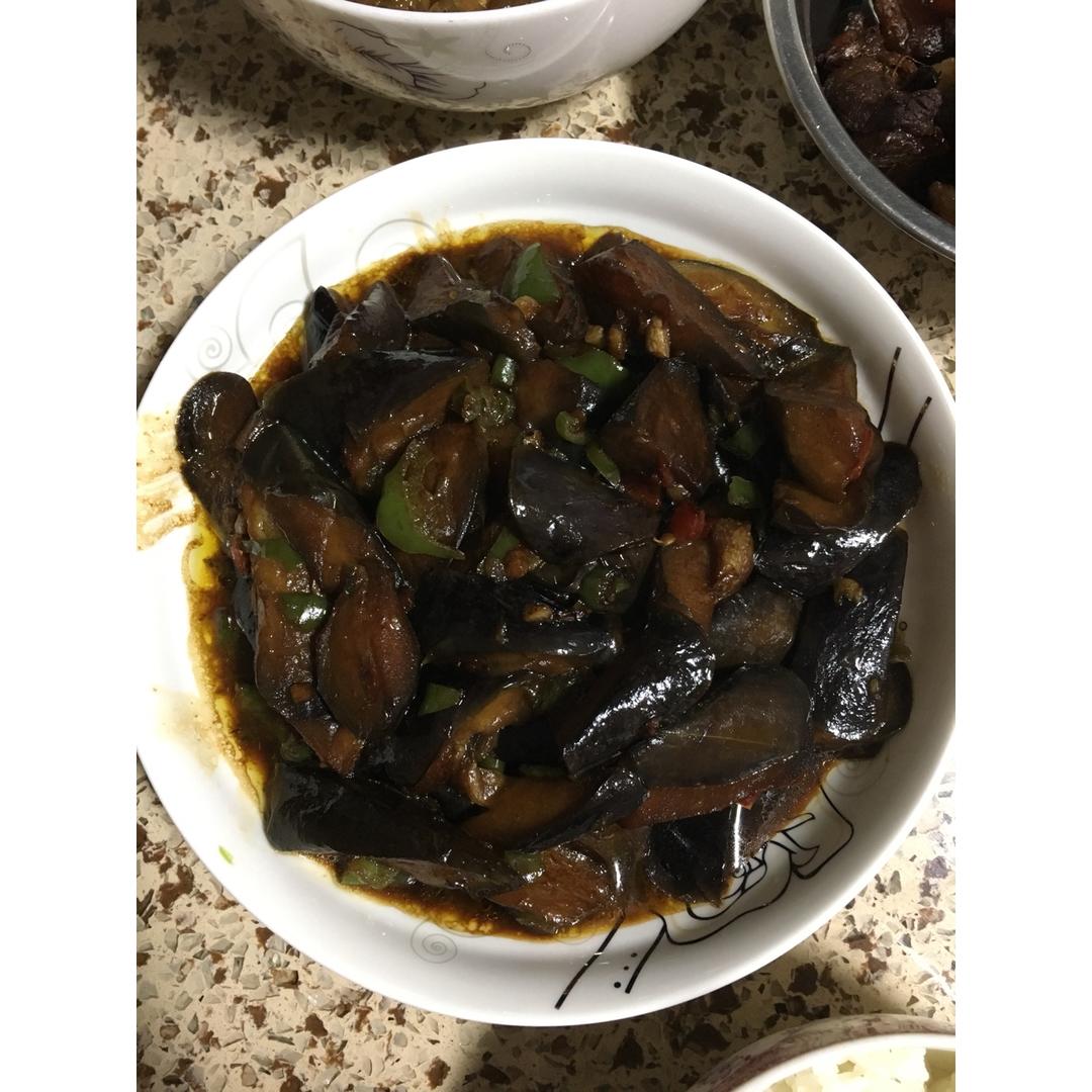 红烧肉沫茄子