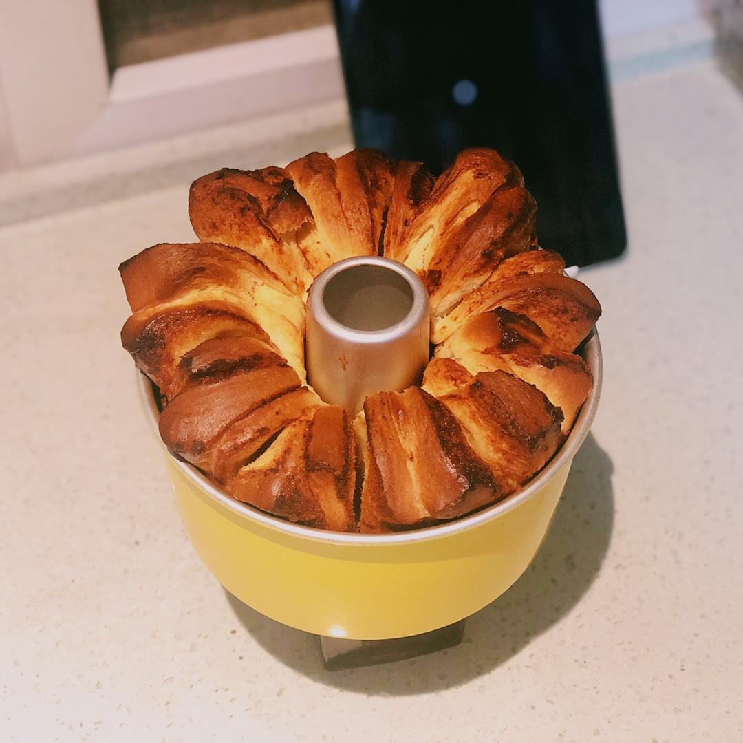 手撕千层肉松面包