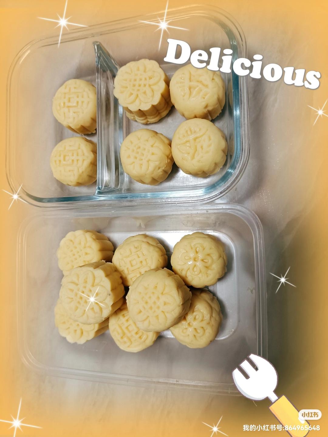 奶香绿豆糕（无豆腥味，超快手不麻烦）