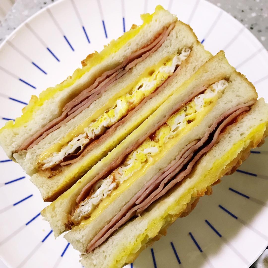 超级好吃的黄金三明治🥪