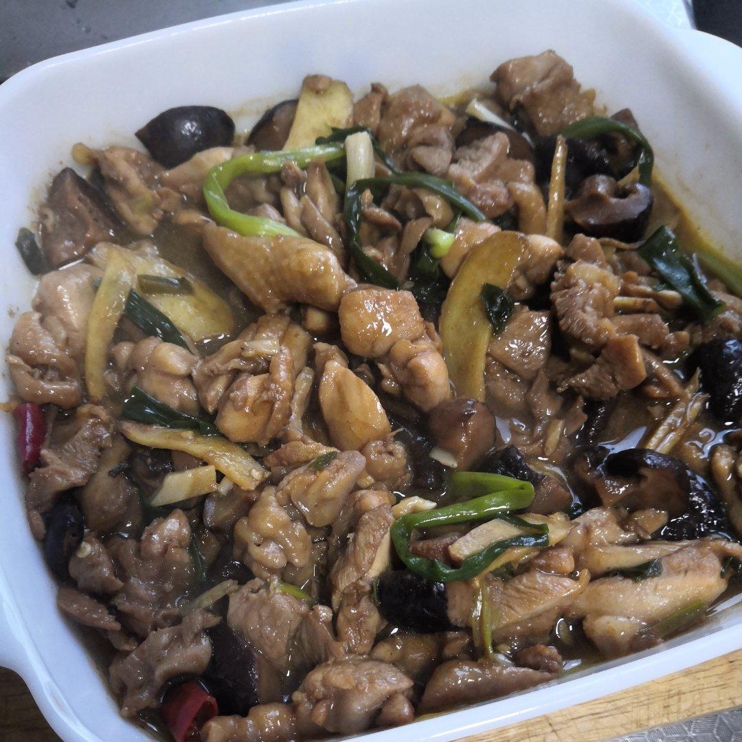 香菇蒸滑鸡