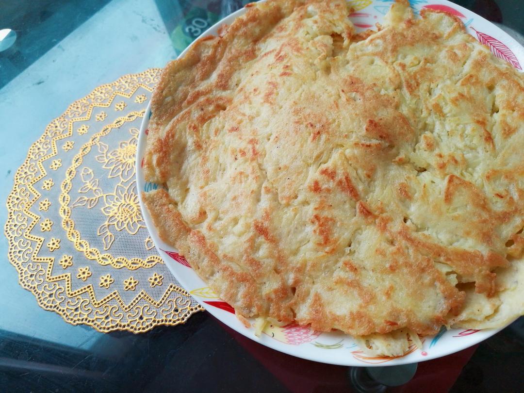 土豆丝鸡蛋饼