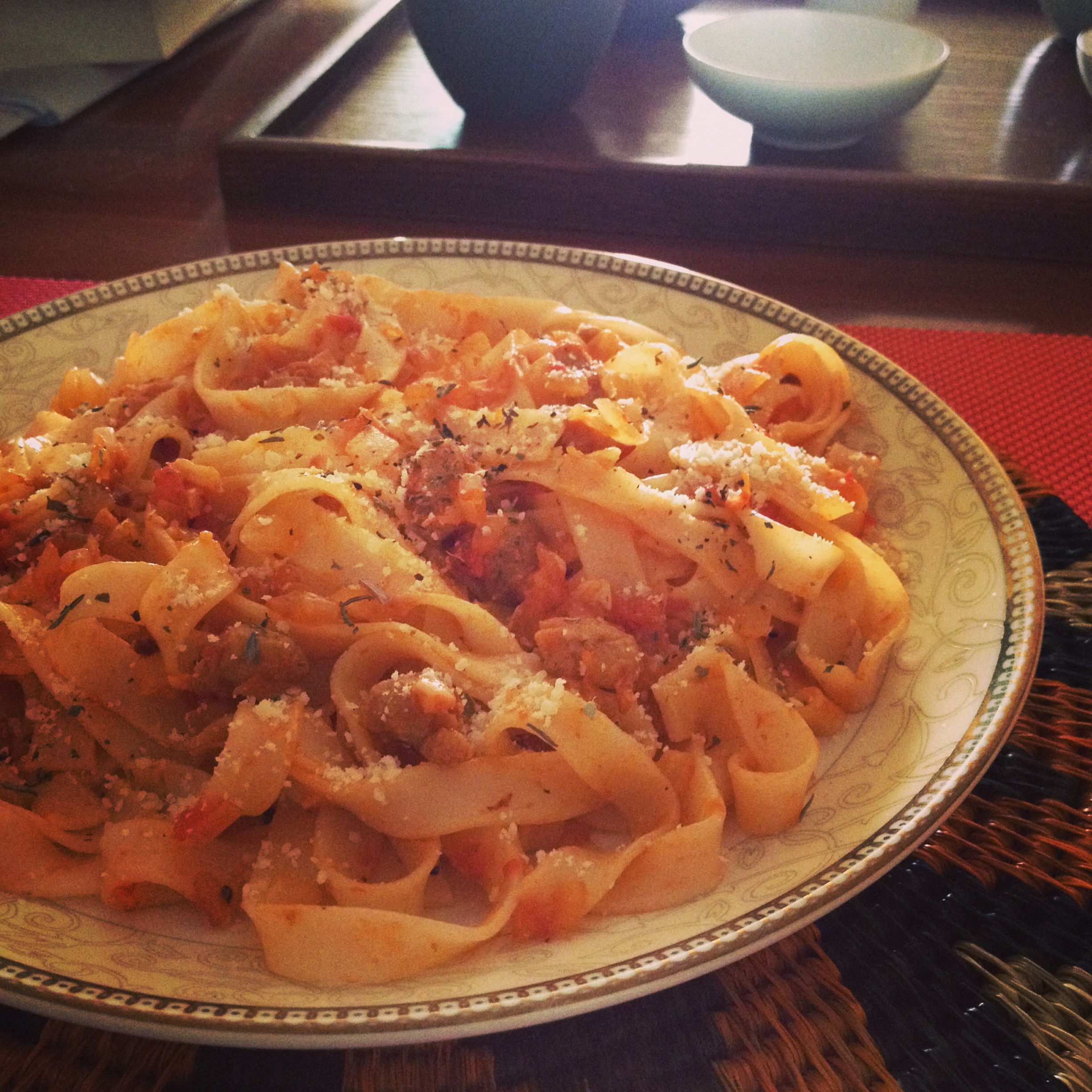 番茄肉酱意大利面