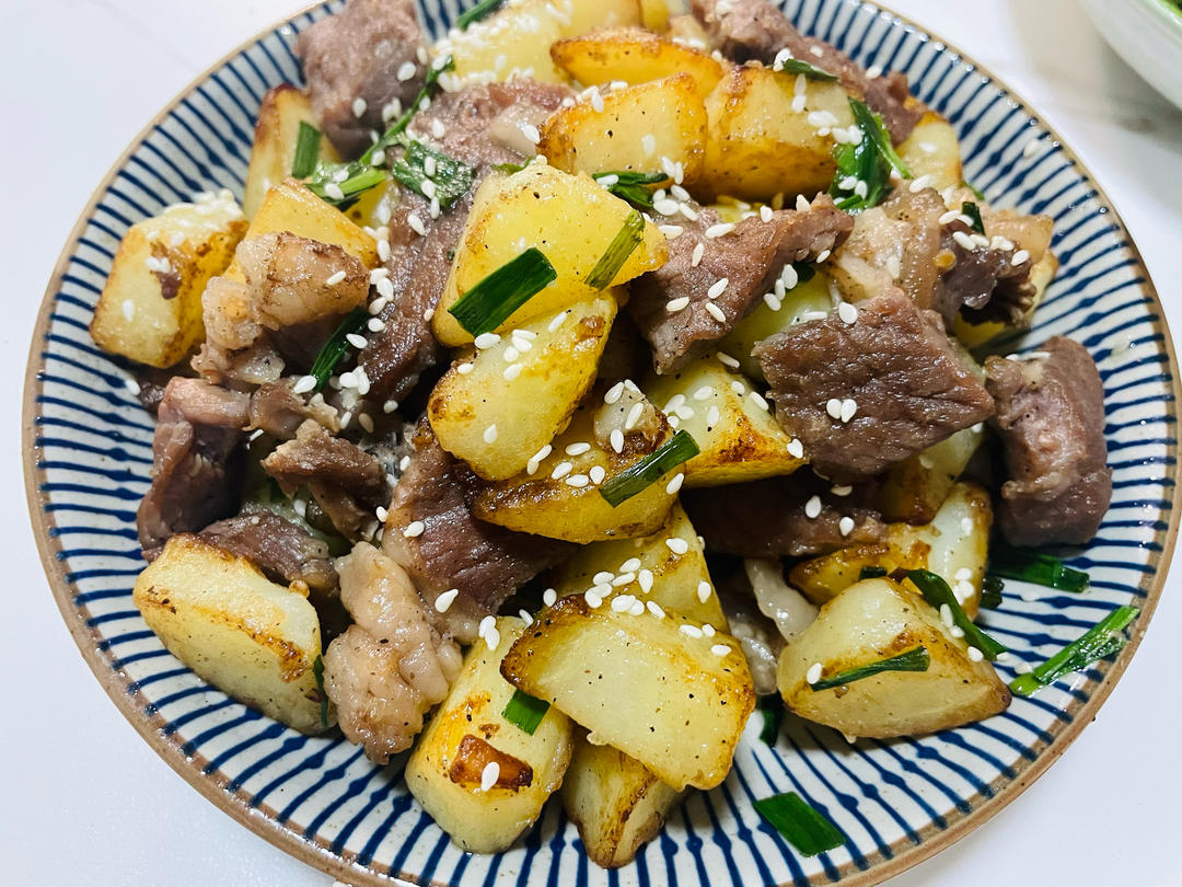 澳洲牛肉 | 孜然土豆西冷牛肉块