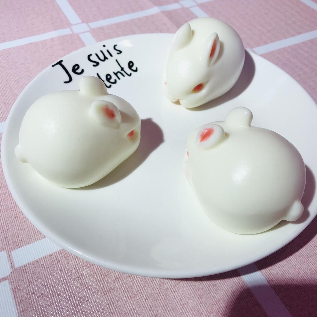 窝窝1230做的q弹兔子布丁(奶冻)