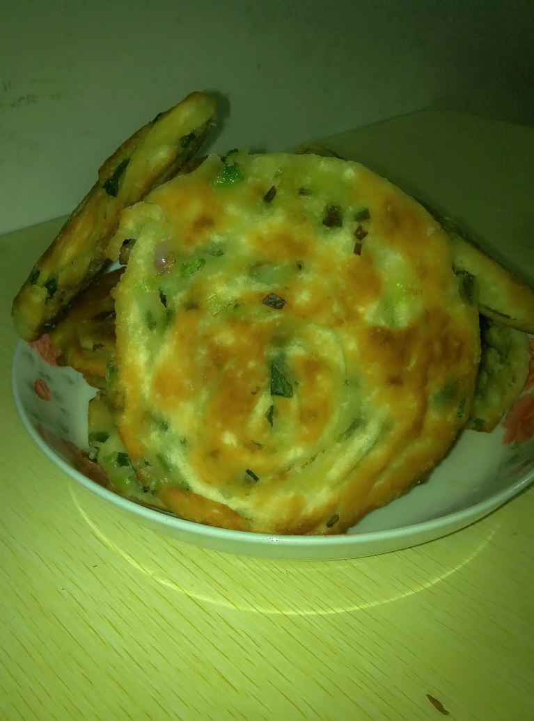 发面葱油酥饼