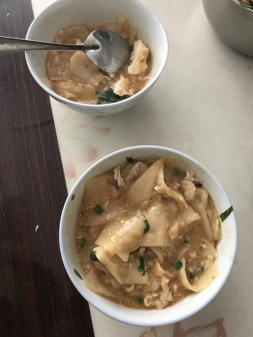 西红柿鸡蛋揪面片