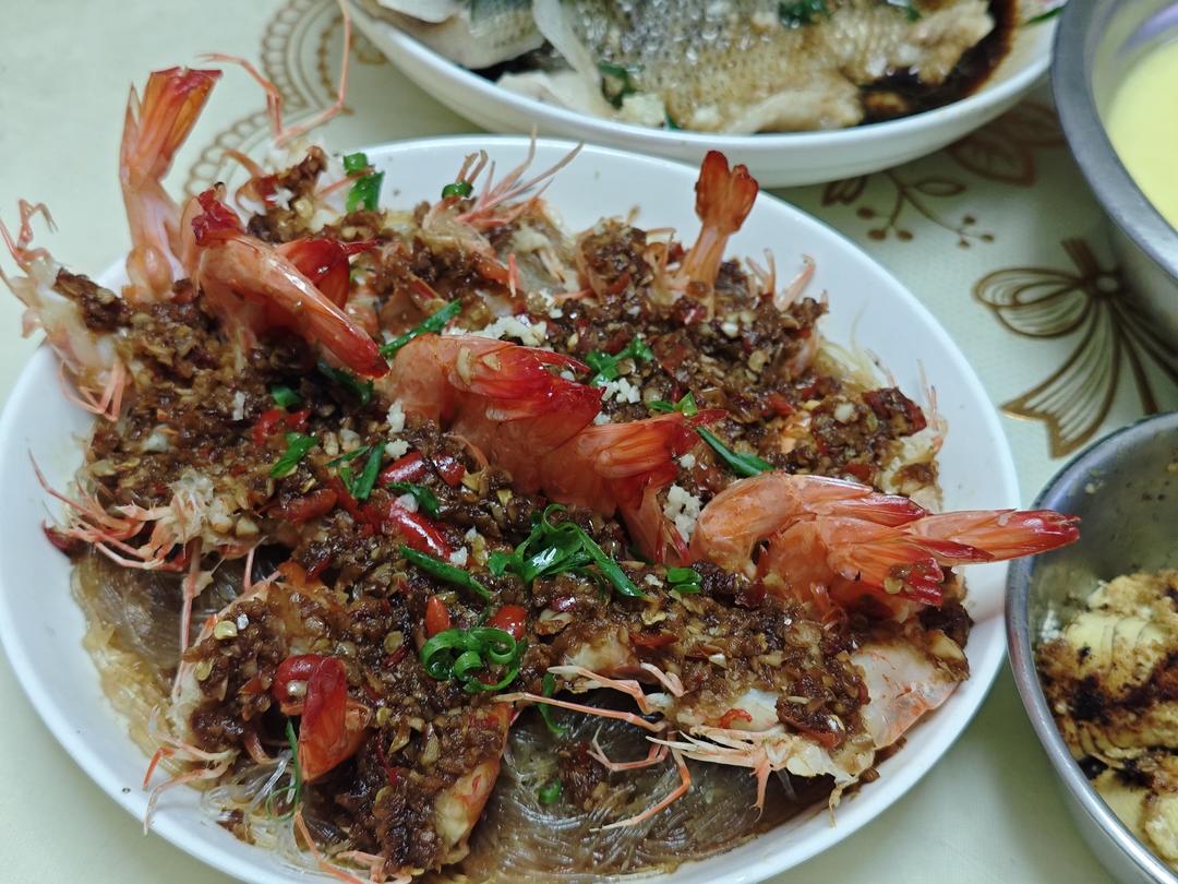 蒜蓉粉丝开背虾