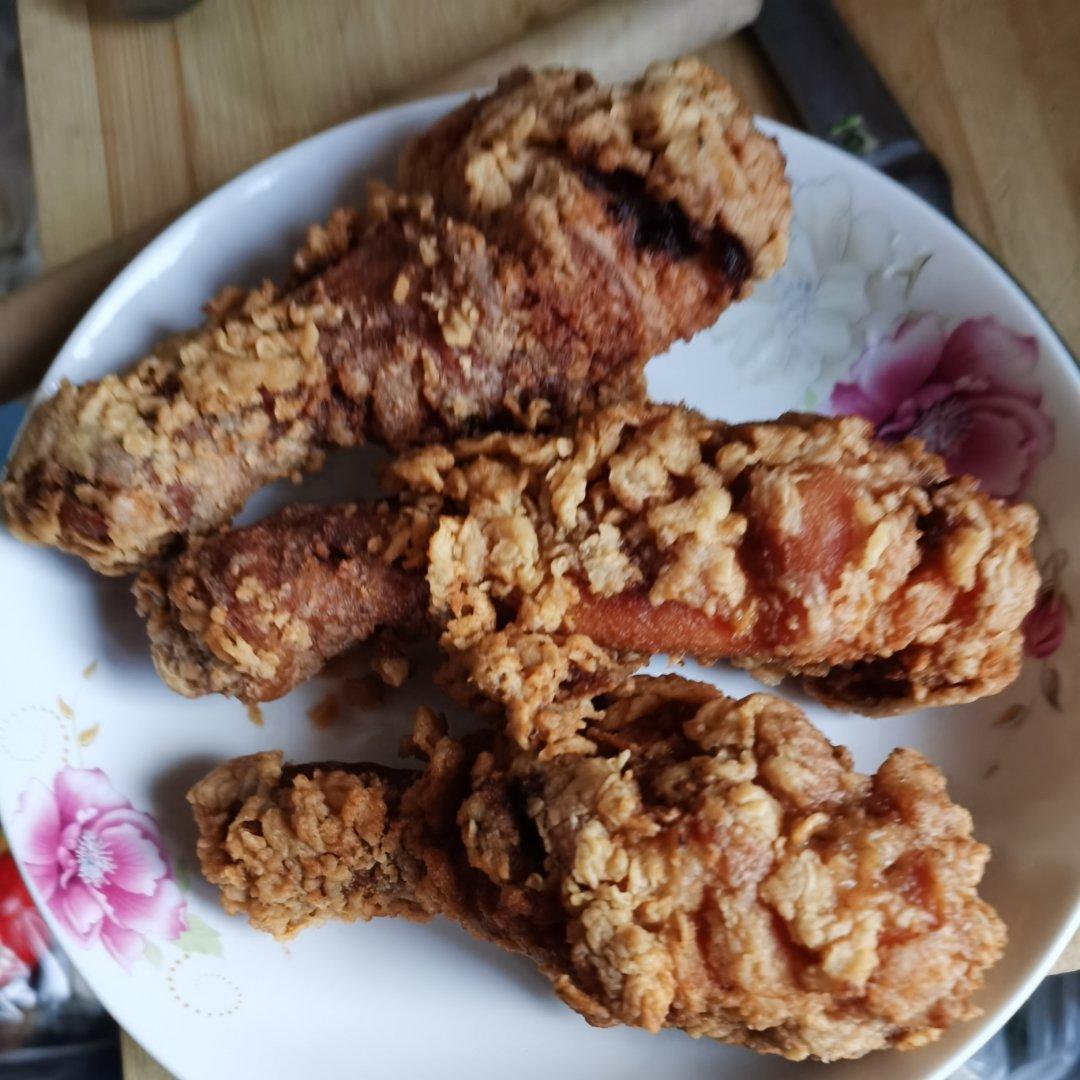 不用炸鸡粉也可以炸出酥脆炸鸡腿