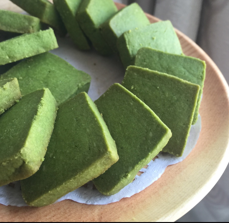 心形抹茶饼干