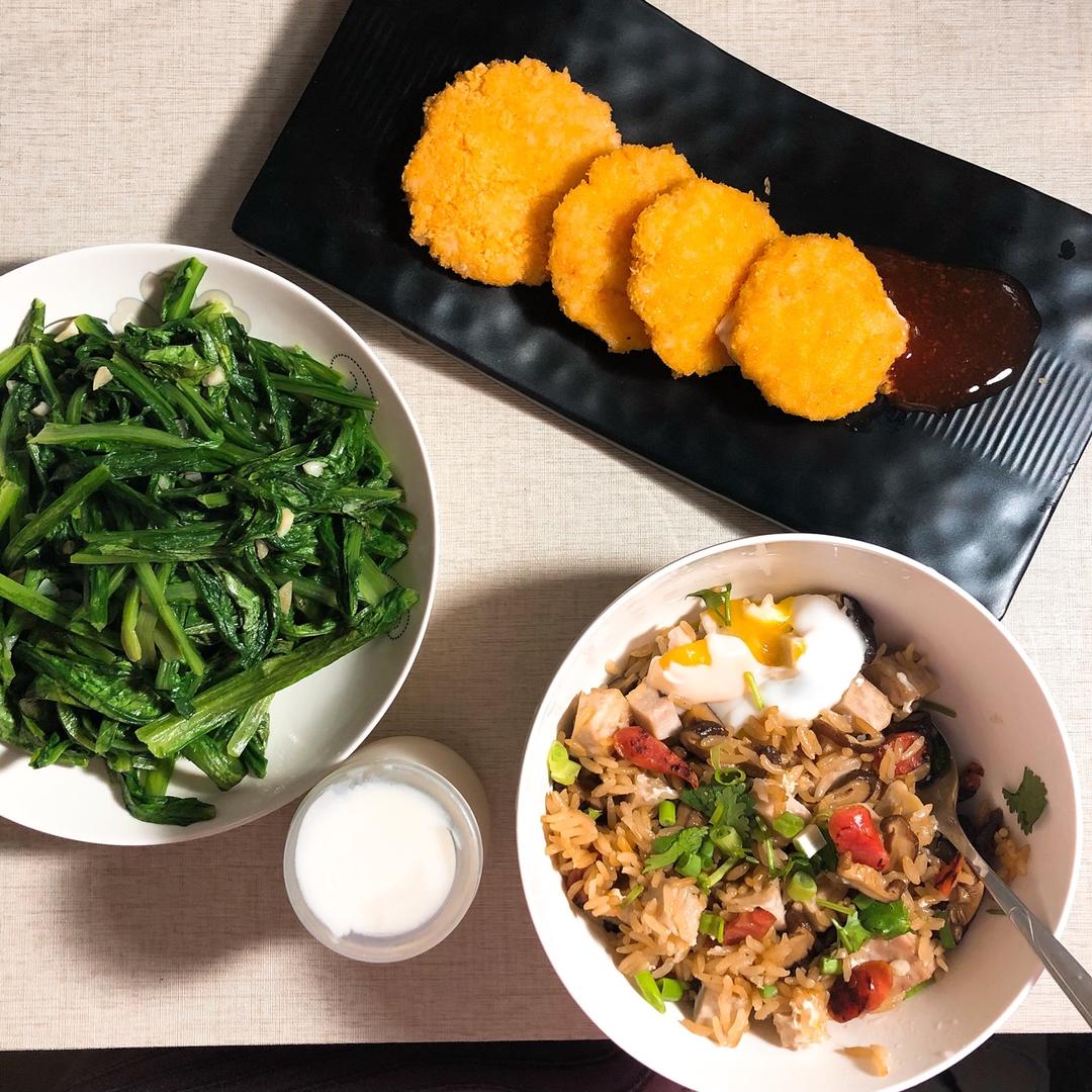 腊味芋头饭（超赞）