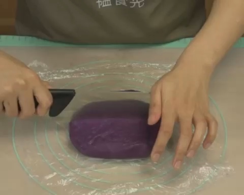 青丘传统：紫薯饼的做法 步骤8