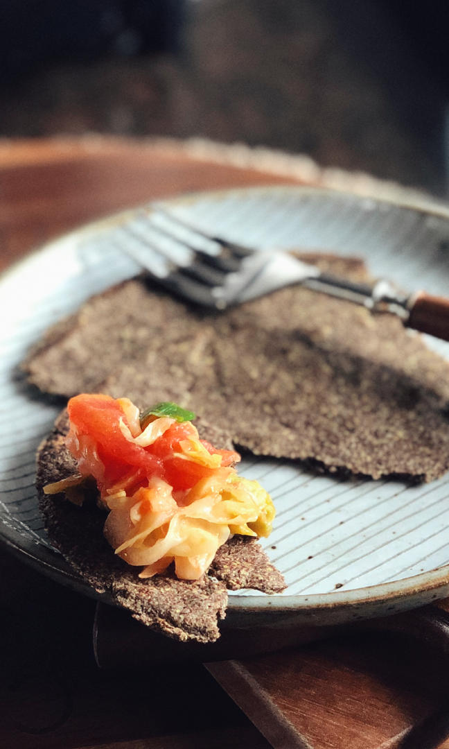 超容易生酮亚麻籽粉卷饼 keto tortilla