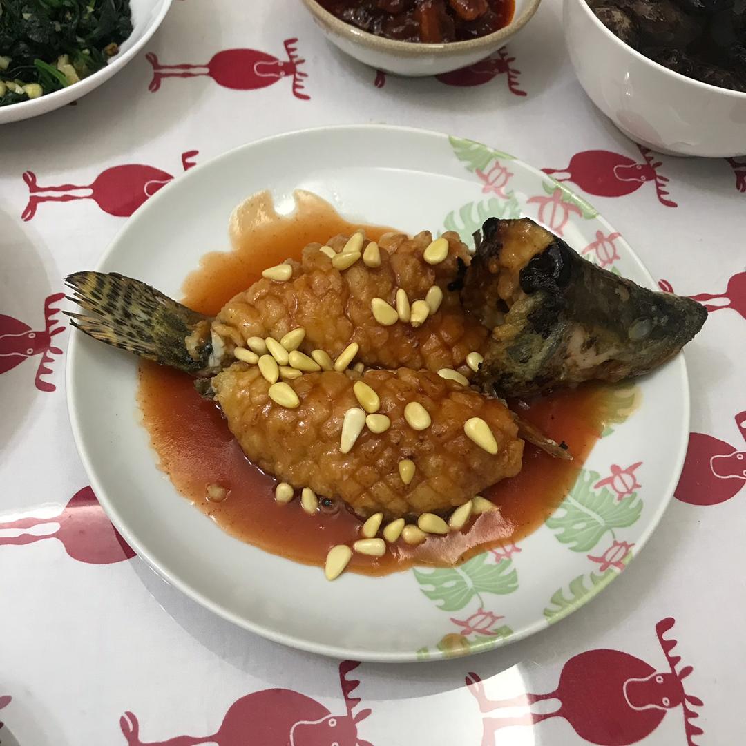 松鼠桂鱼：在家做得漂亮又好吃！