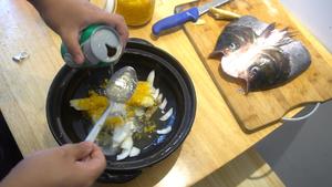 黄椒砂锅焗鱼头（含剁椒酱做法）的做法 步骤14