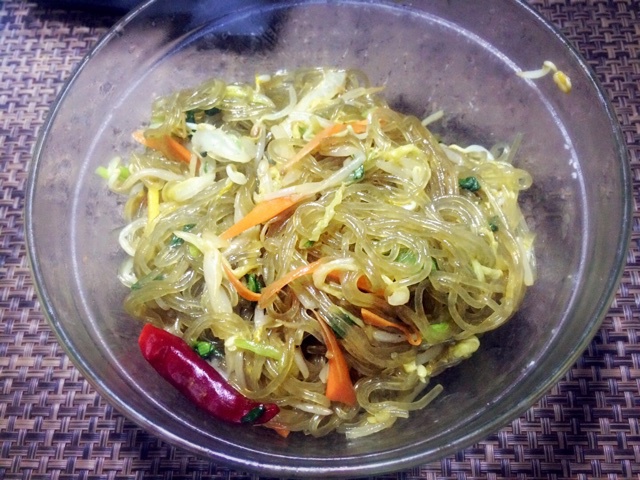 豆芽炒粉丝