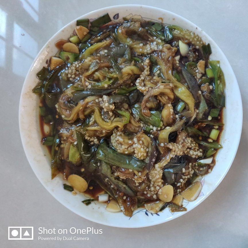 手擂茄子