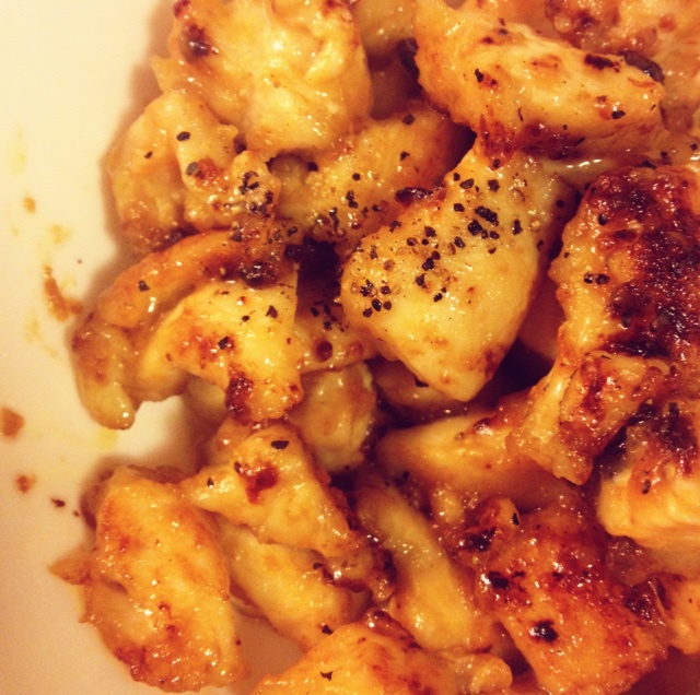 味噌加沙拉酱做出软嫩的鸡胸肉块