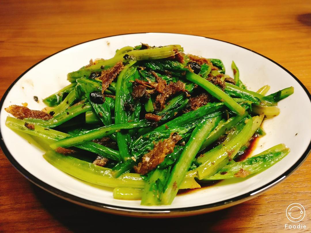 豆豉鲮鱼油麦菜
