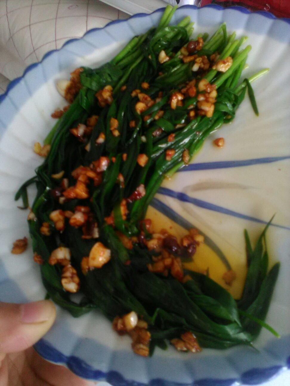 香煎韭菜