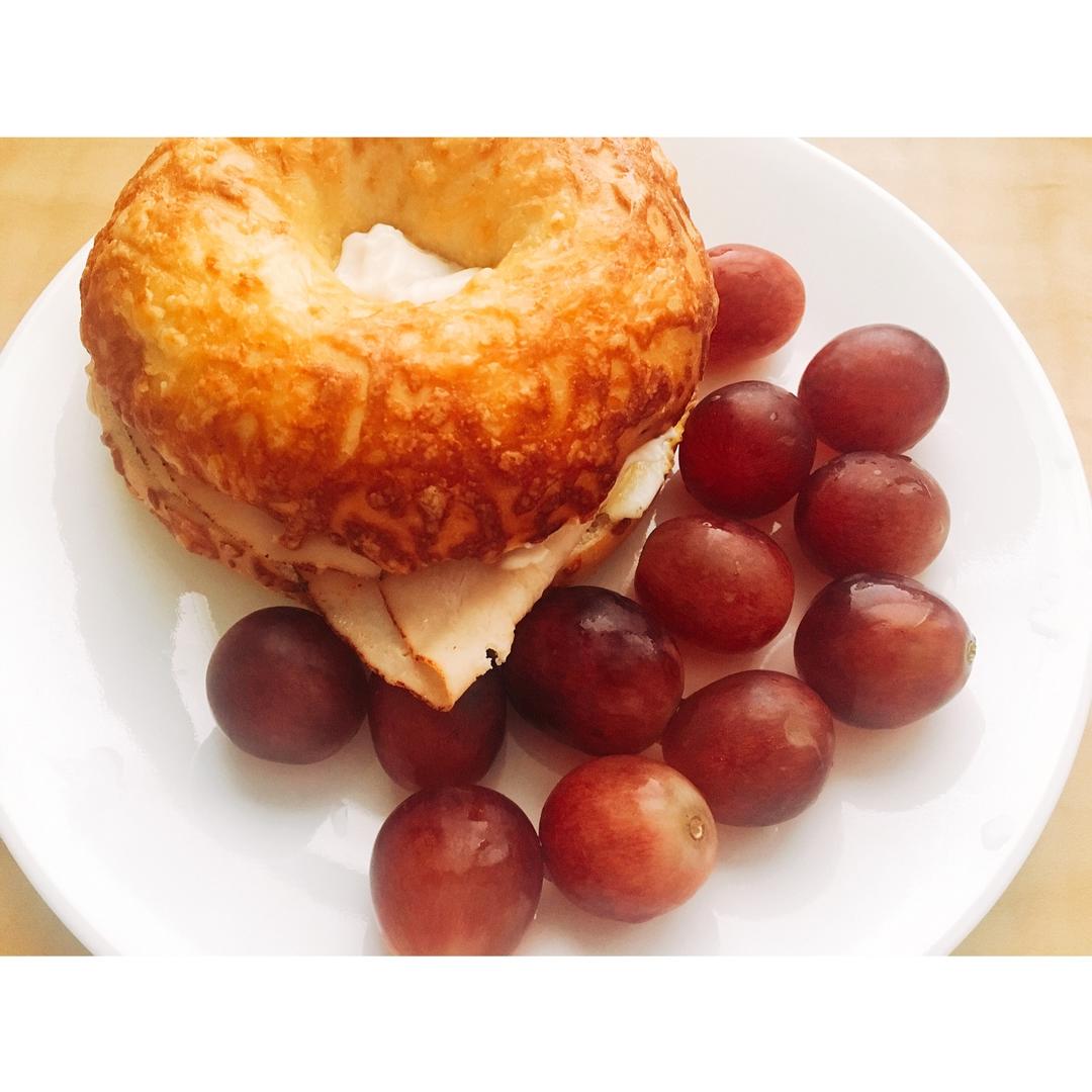 百变贝果三明治