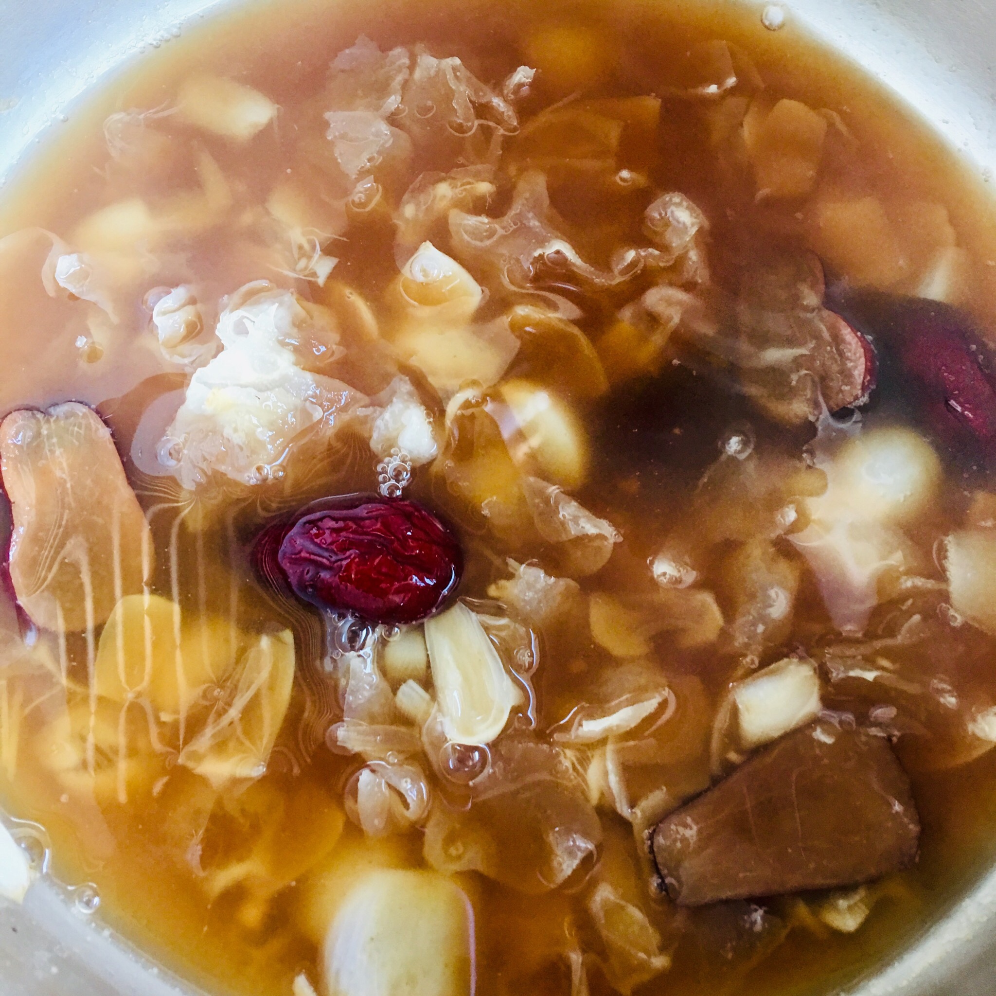 银耳百合红枣汤（消耗百合）的做法