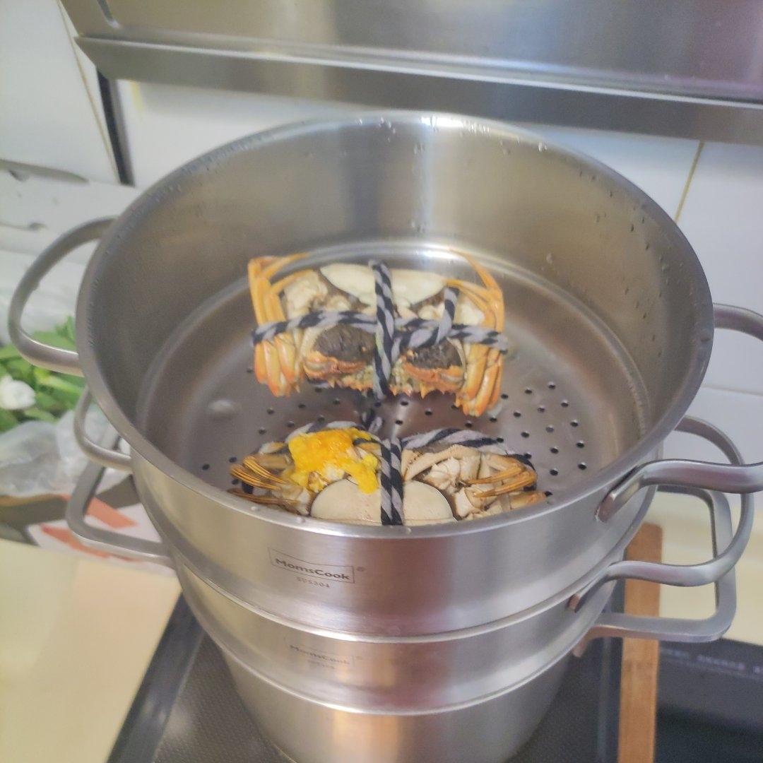 清蒸大闸蟹