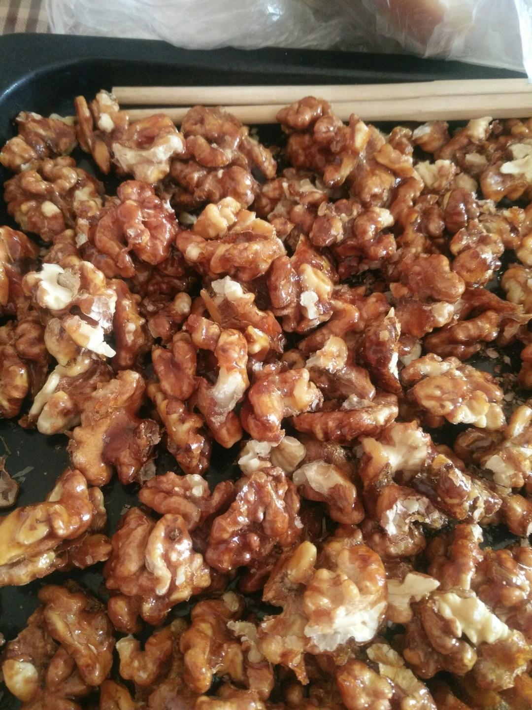 【琥珀核桃仁】冰糖无油不粘手