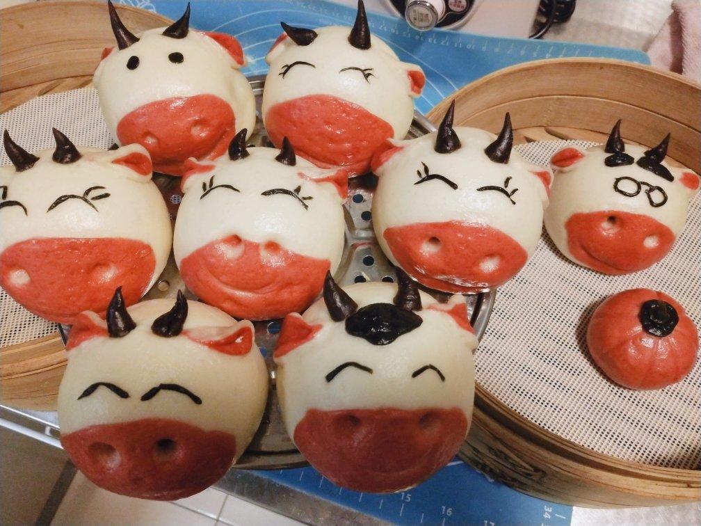 牛牛果蔬卡通包子馒头