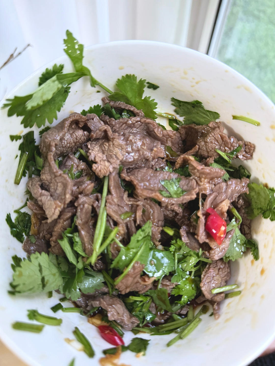 十分钟凉拌香菜牛肉