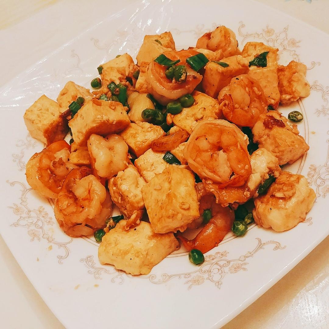 虾仁豆腐