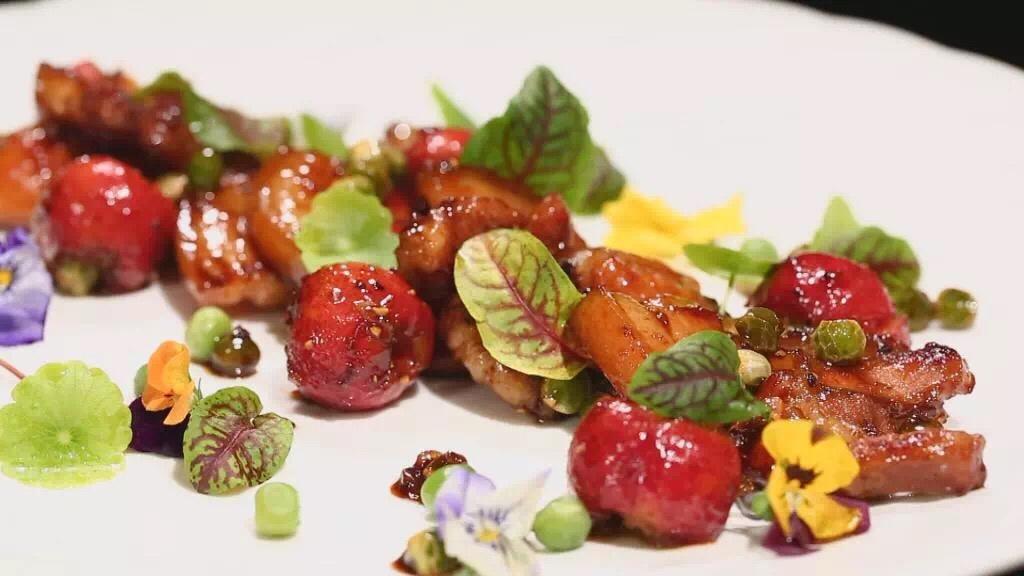 c山楂蜜椒五花肉