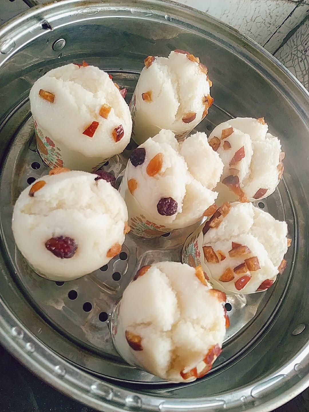 梨子李子栗子哇做的米糕水米糕碗糕厨房小白也能做的传统美食