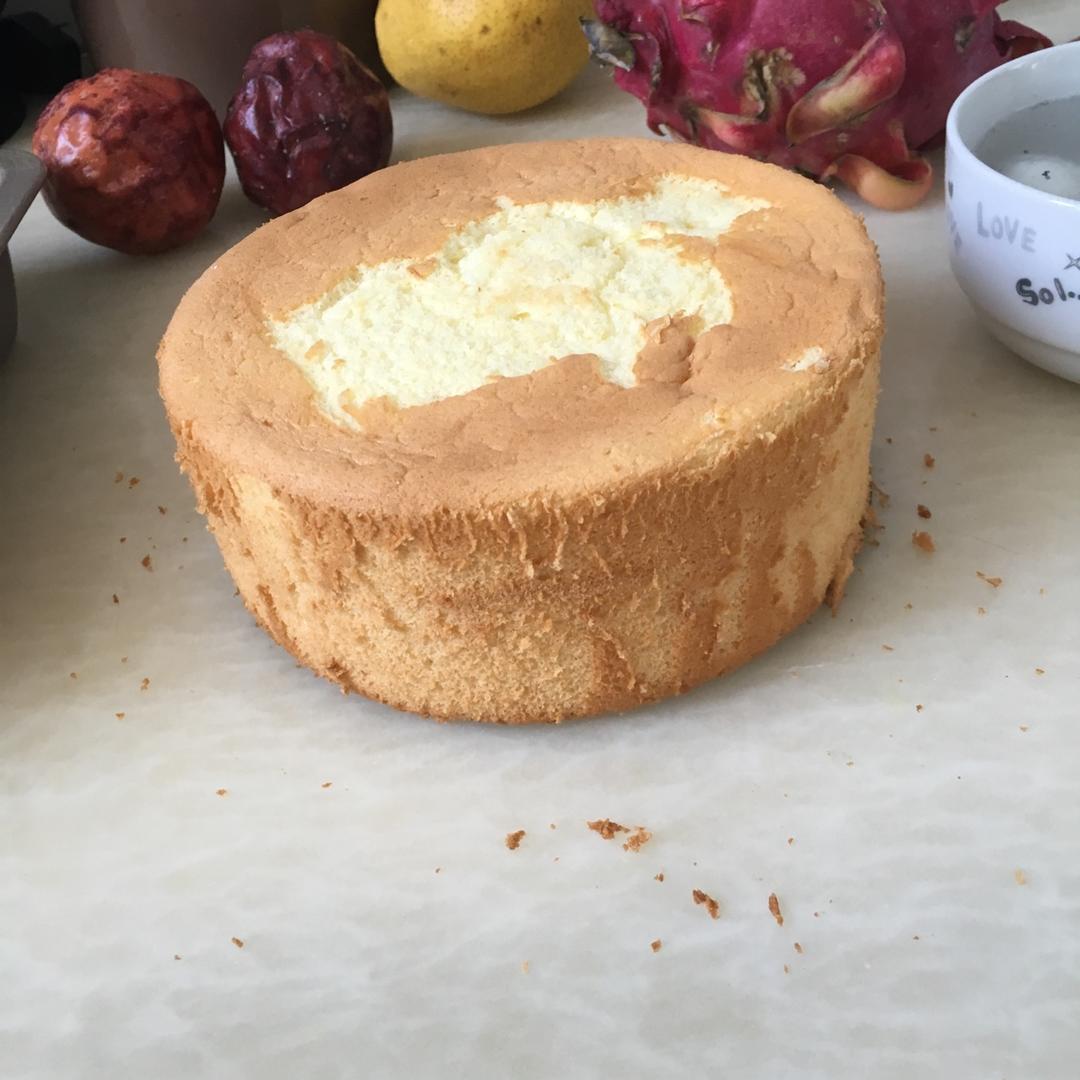 6寸戚风蛋糕（2蛋）