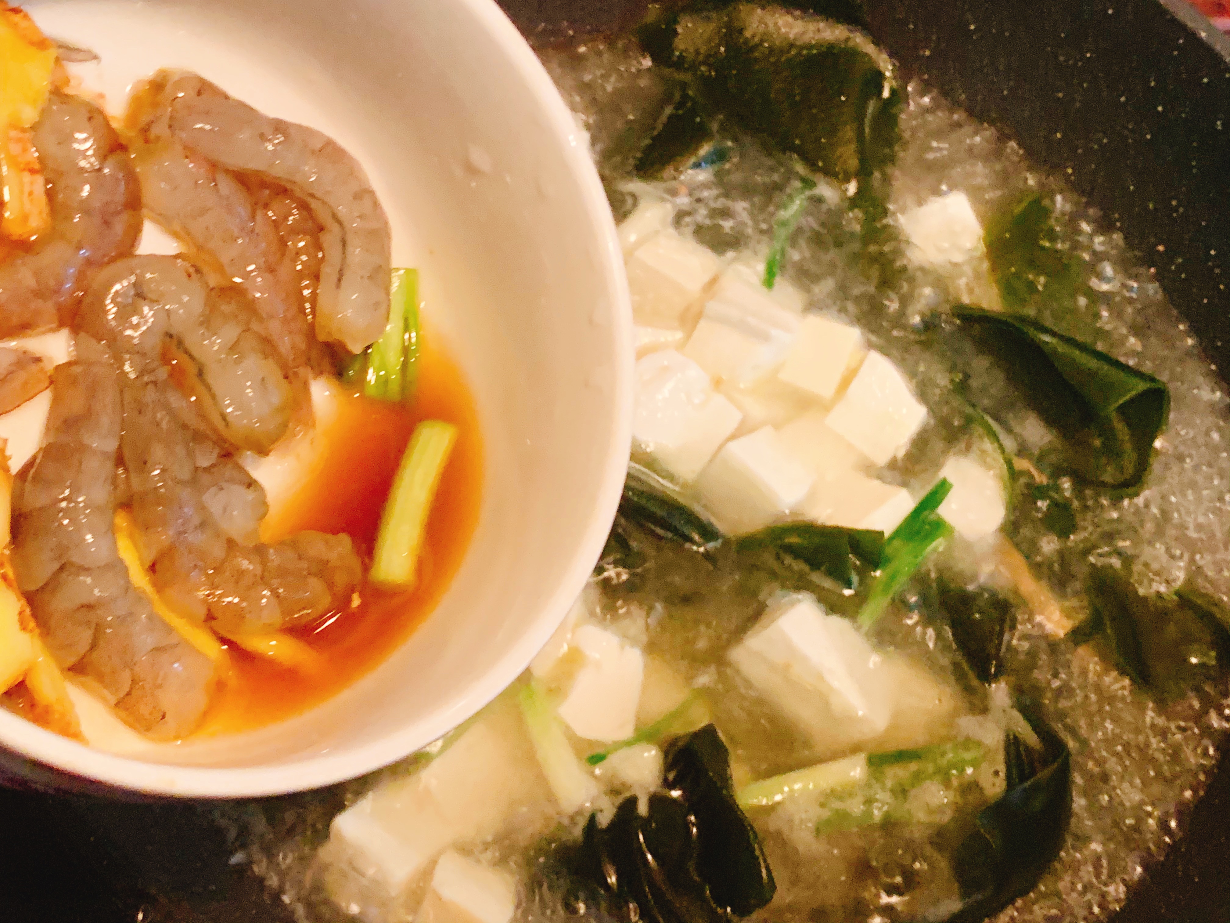 🔥超级好喝的虾仁海带豆腐汤～低脂美味还营养的做法 步骤9