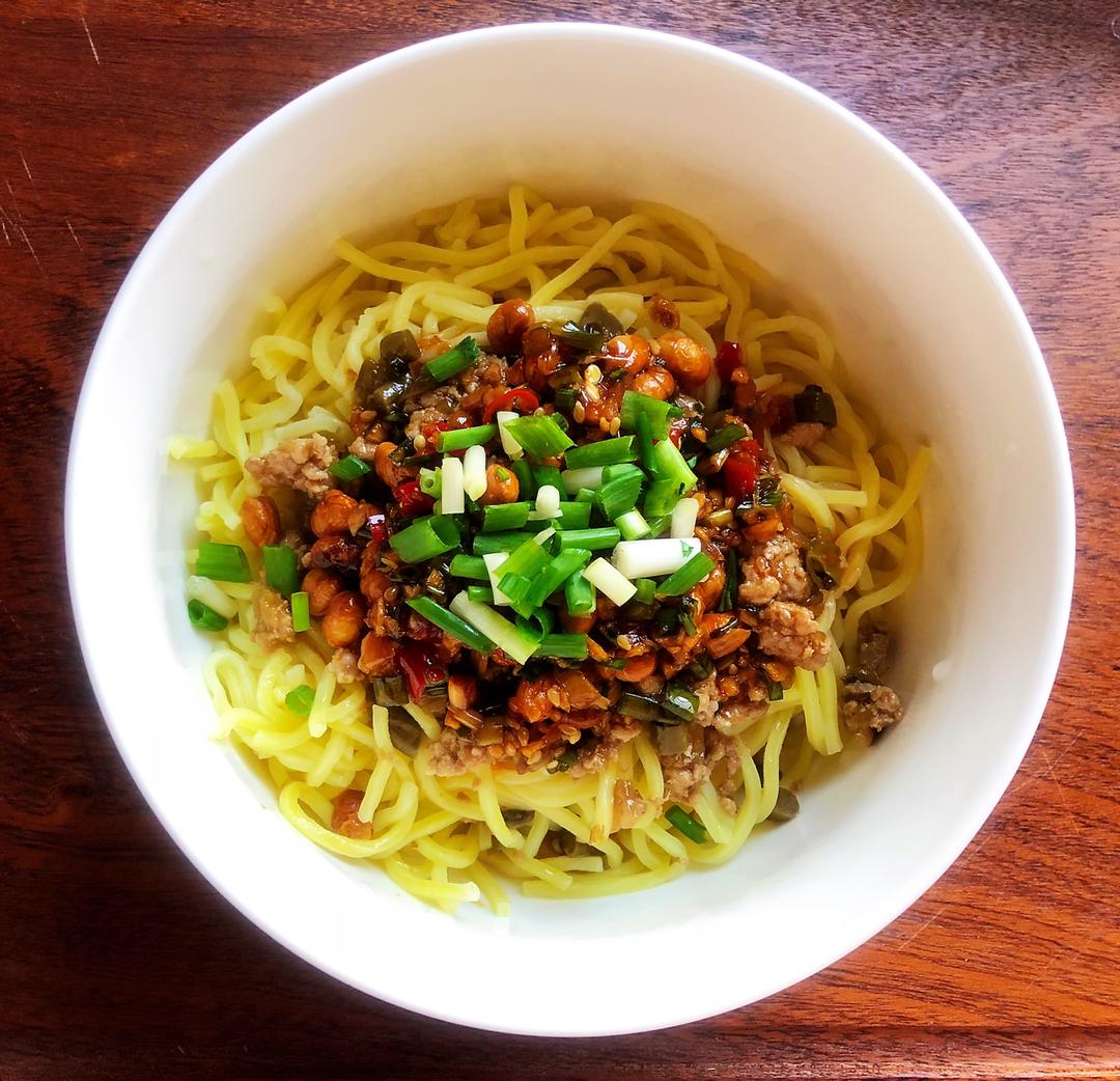 killua-1做的肉末酸豆角红油拌面【食材包操作说明】