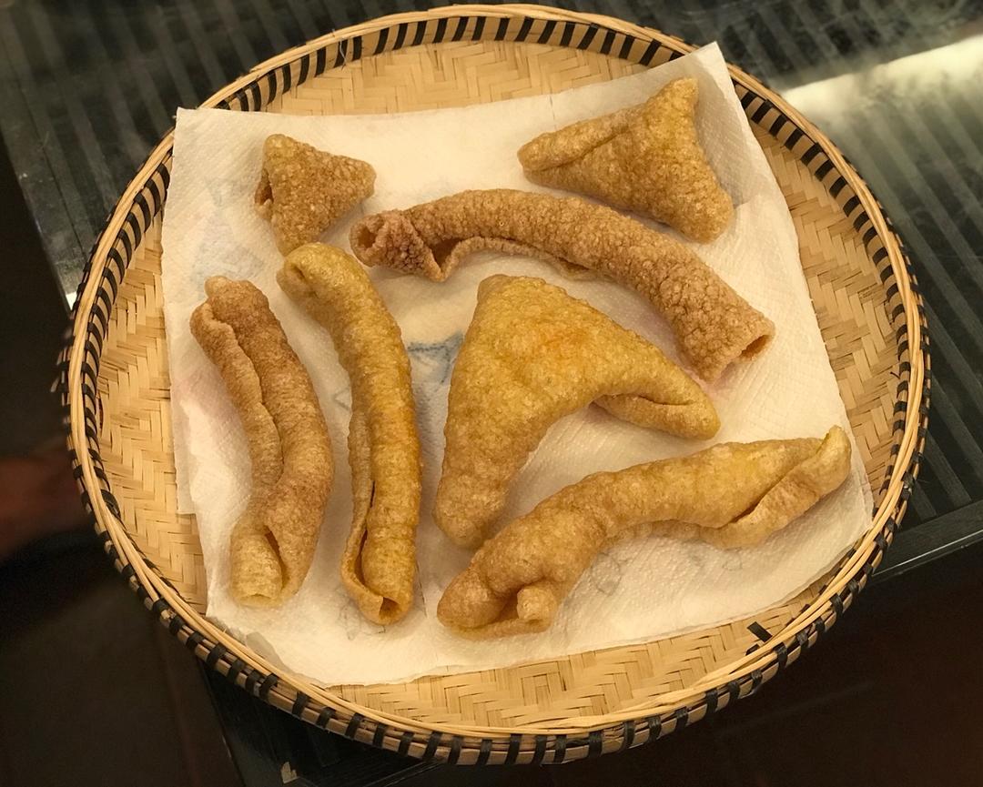 自制炸猪皮
