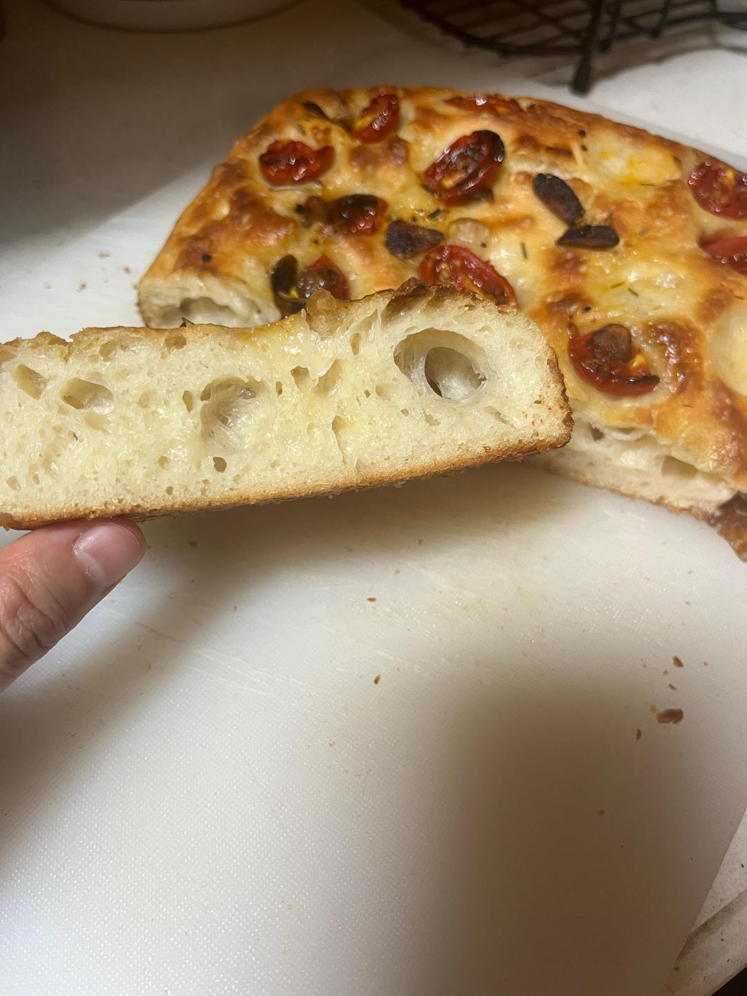 『研究了2年的完美食谱』最简单的免揉佛卡夏