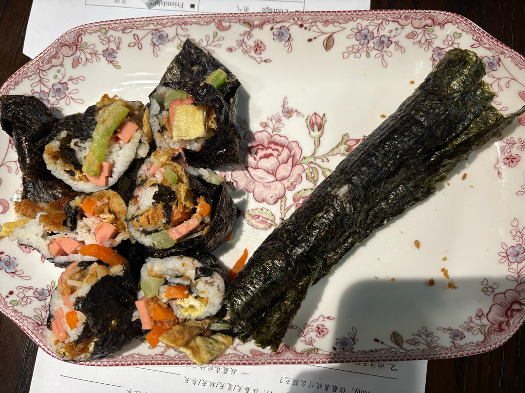 家常简单快手好吃到停不下来的寿司卷🍣
