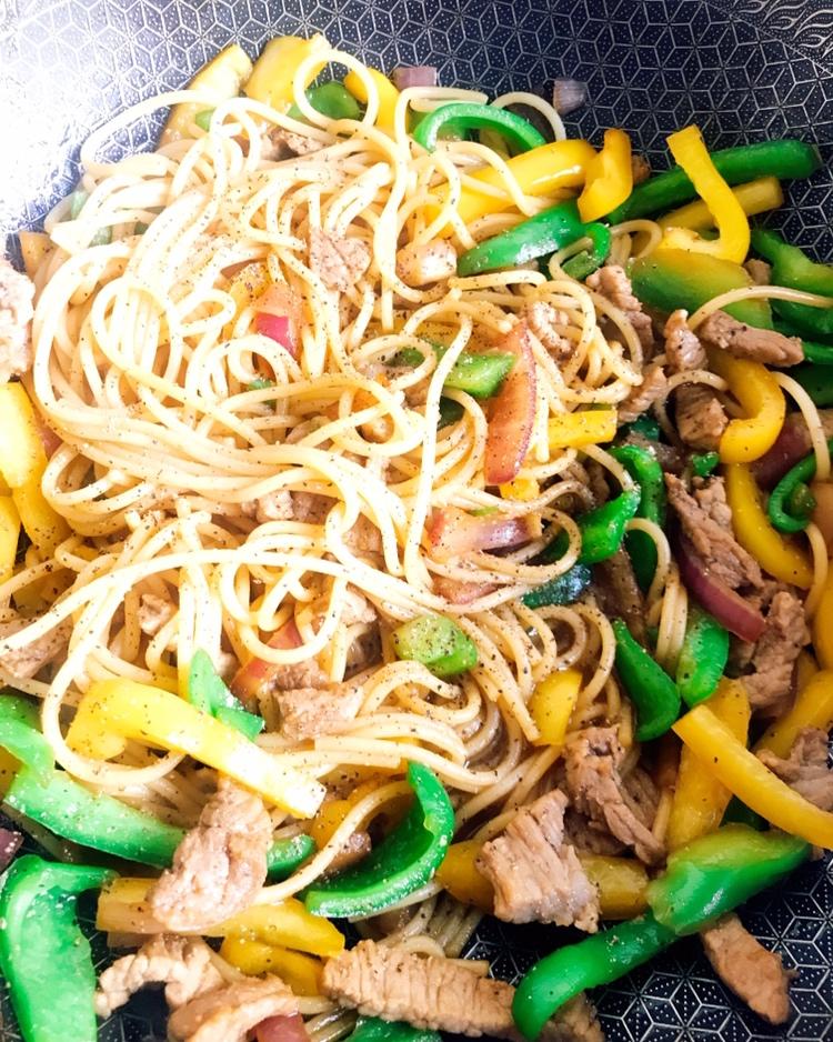 黑椒牛柳意面
